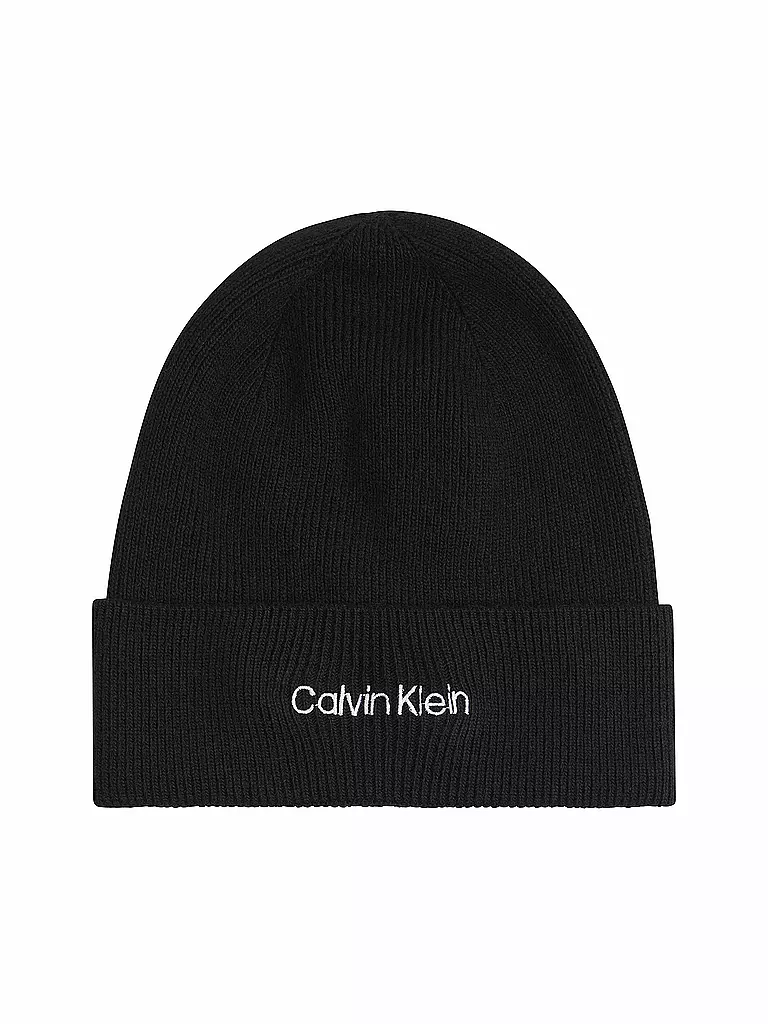 CALVIN KLEIN JEANS | Mütze - Haube | schwarz