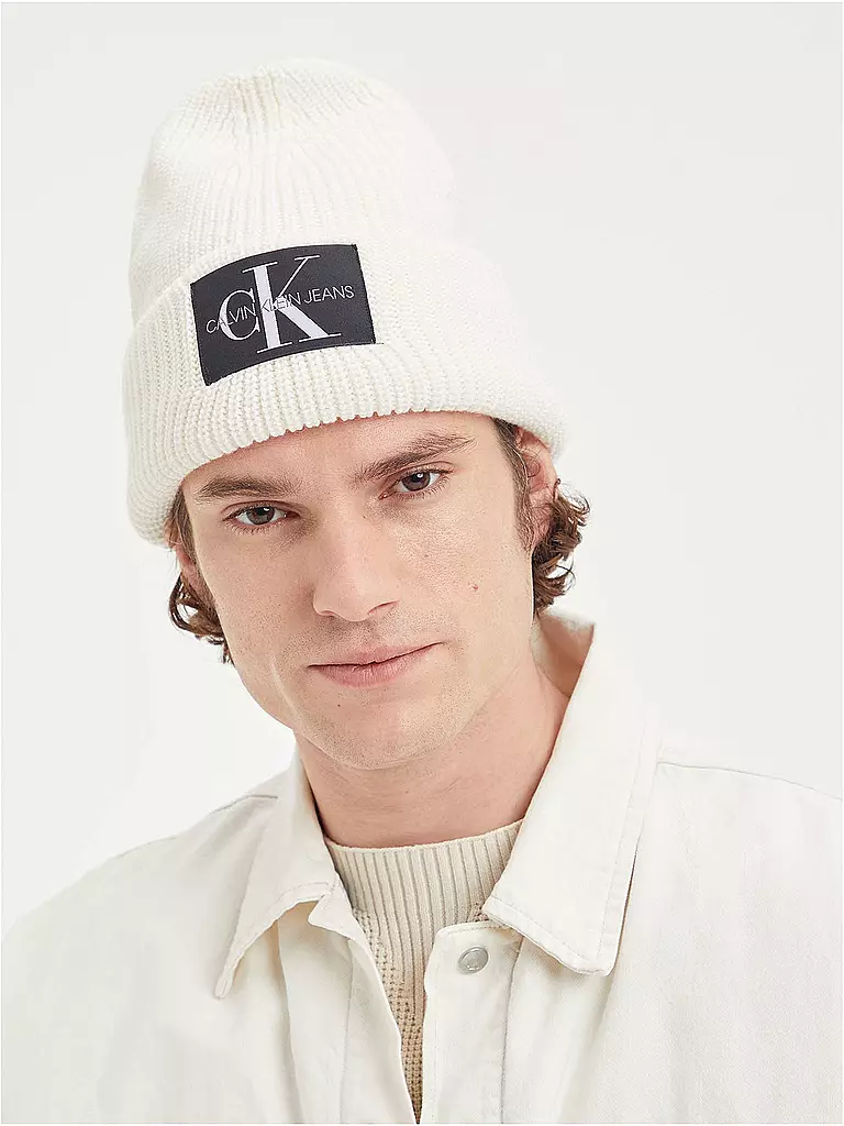 CALVIN KLEIN JEANS | Mütze - Haube | weiss