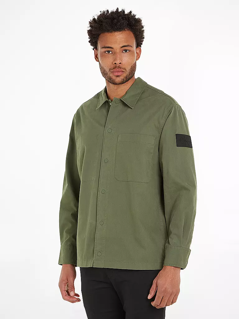 CALVIN KLEIN JEANS | Overshirt | olive