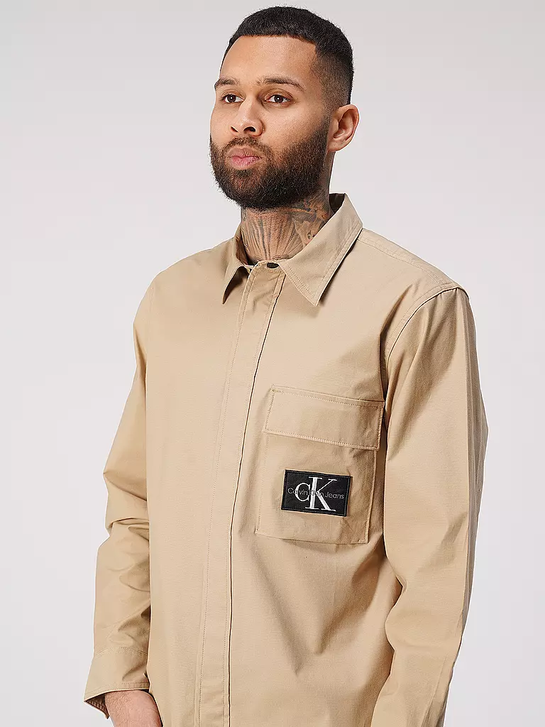 CALVIN KLEIN JEANS | Overshirt | beige