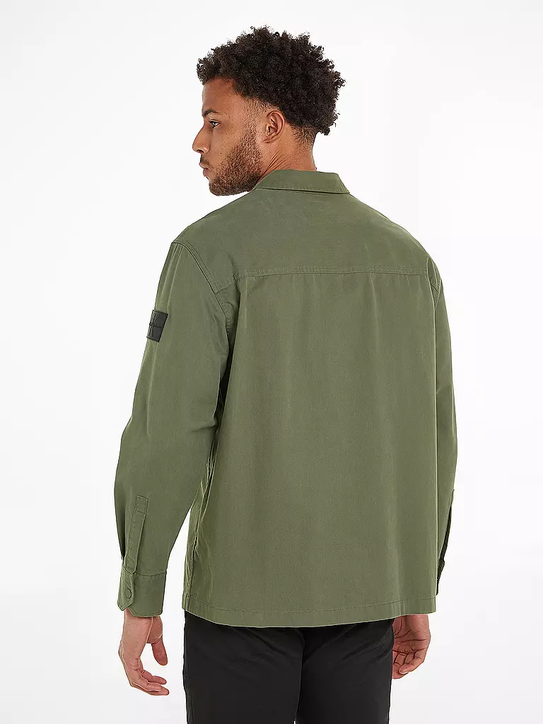 CALVIN KLEIN JEANS | Overshirt | olive