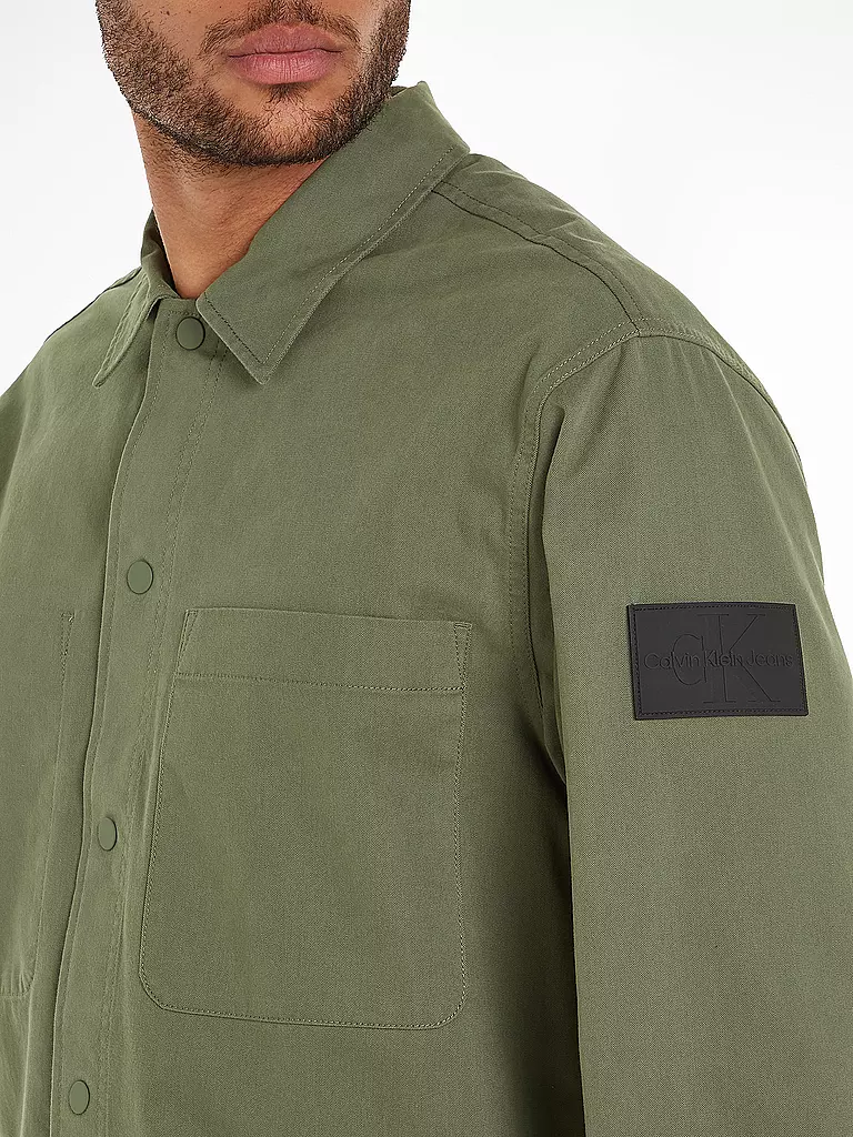 CALVIN KLEIN JEANS | Overshirt | olive