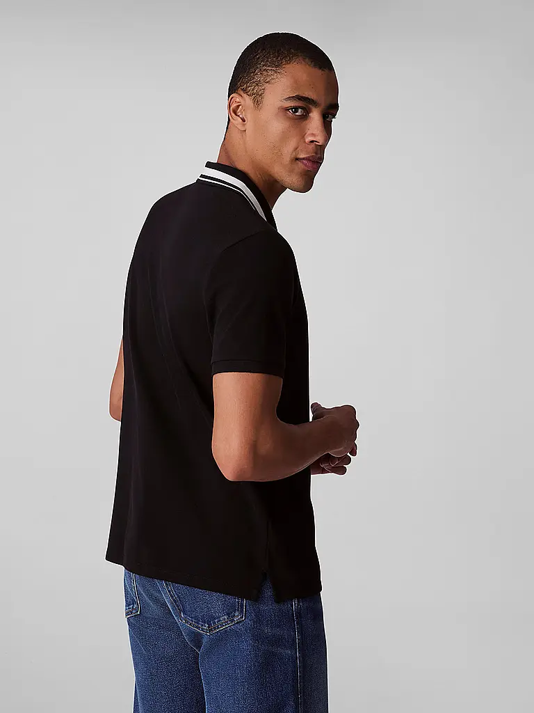 CALVIN KLEIN JEANS | Poloshirt  | Schwarz