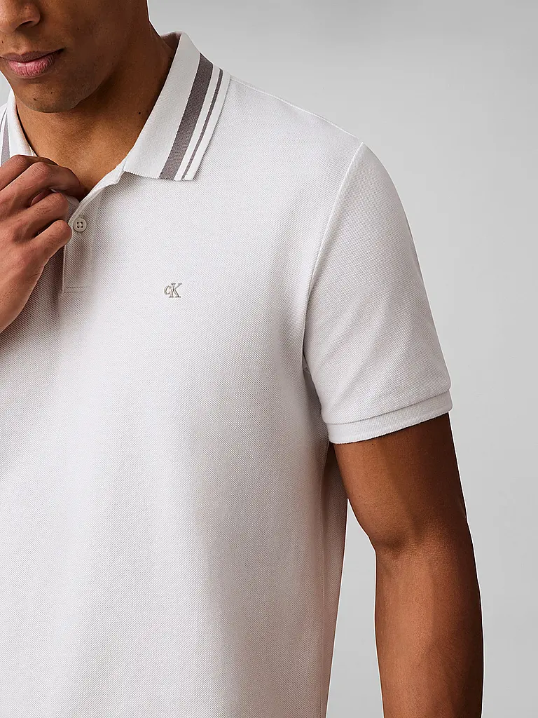 CALVIN KLEIN JEANS | Poloshirt  | Weiss