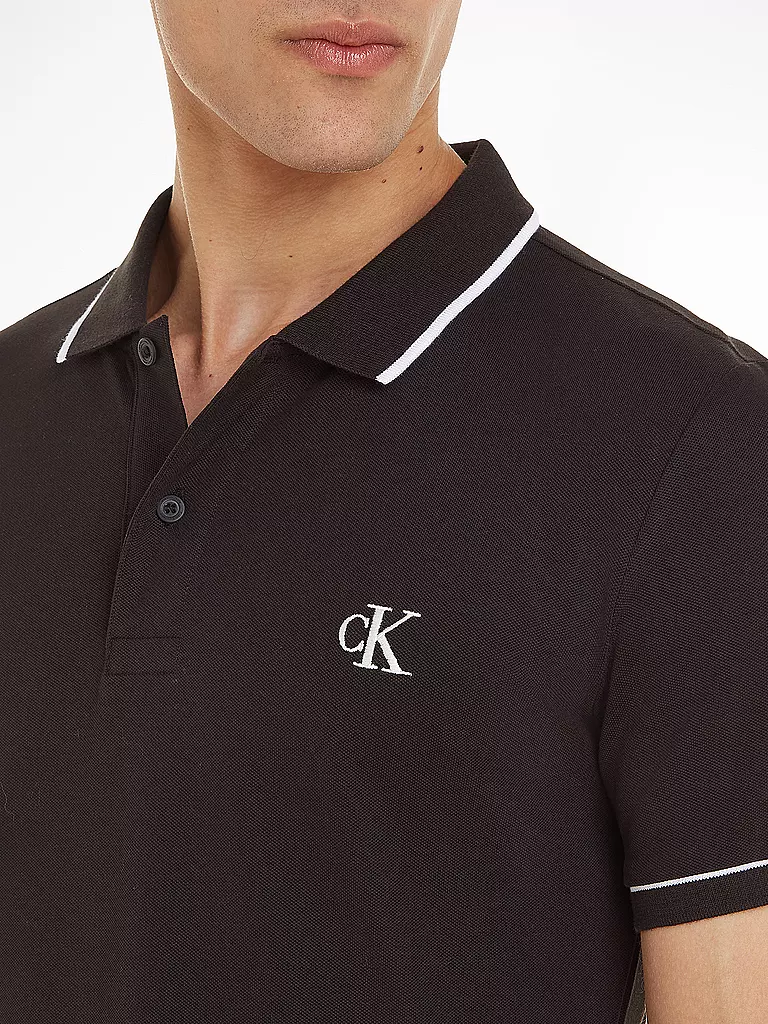 CALVIN KLEIN JEANS | Poloshirt | schwarz