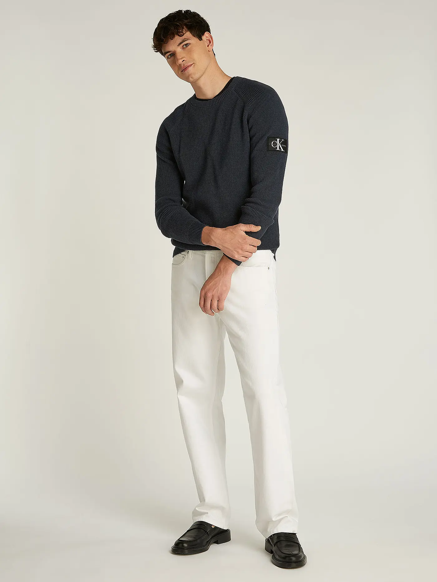CALVIN KLEIN JEANS | Pullover  | grau