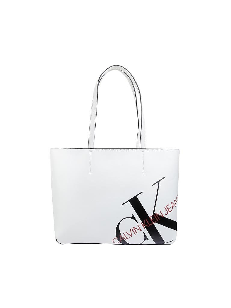 CALVIN KLEIN JEANS Shopper weiß