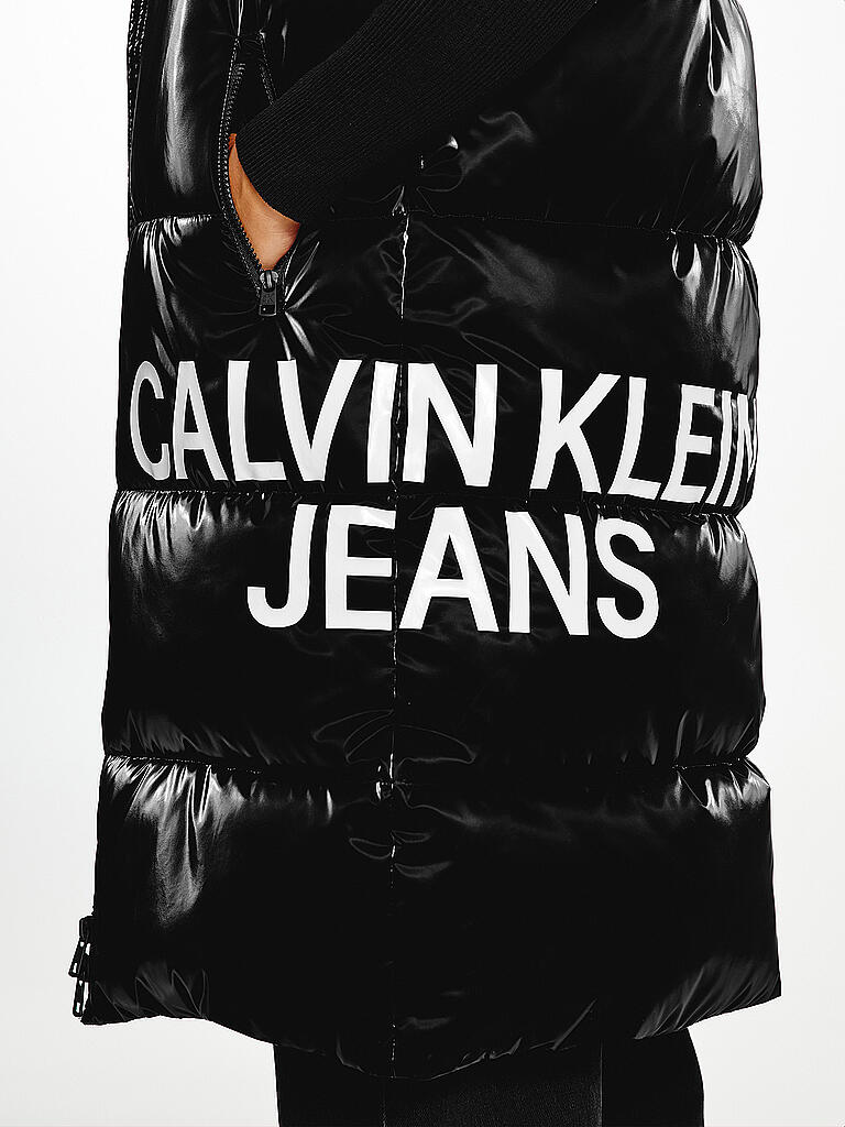 CALVIN KLEIN JEANS | Steppgilet | schwarz