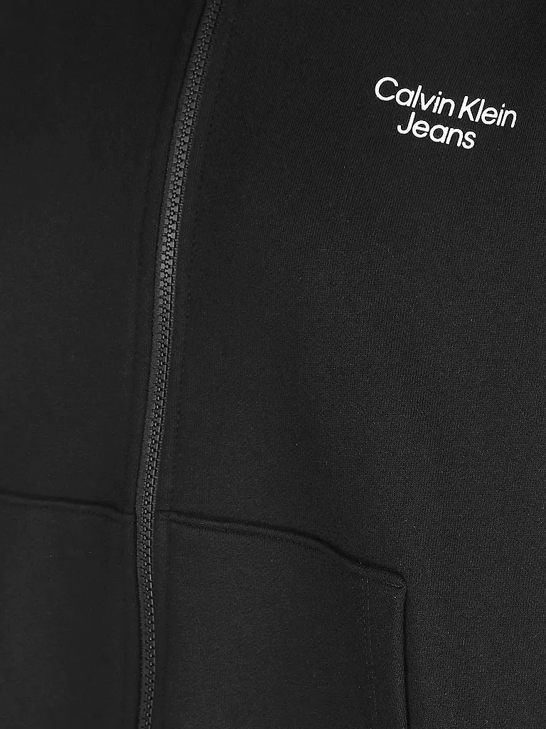 CALVIN KLEIN JEANS | Sweatjacke  | schwarz