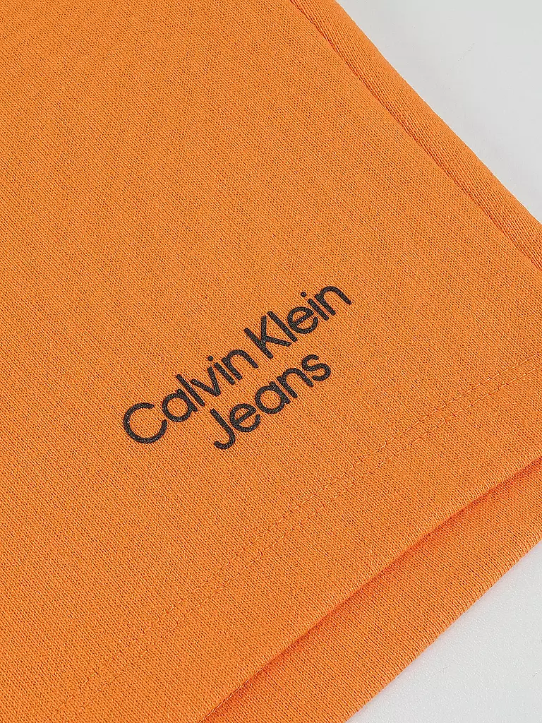 CALVIN KLEIN JEANS | Sweatshorts Relaxed Fit | orange