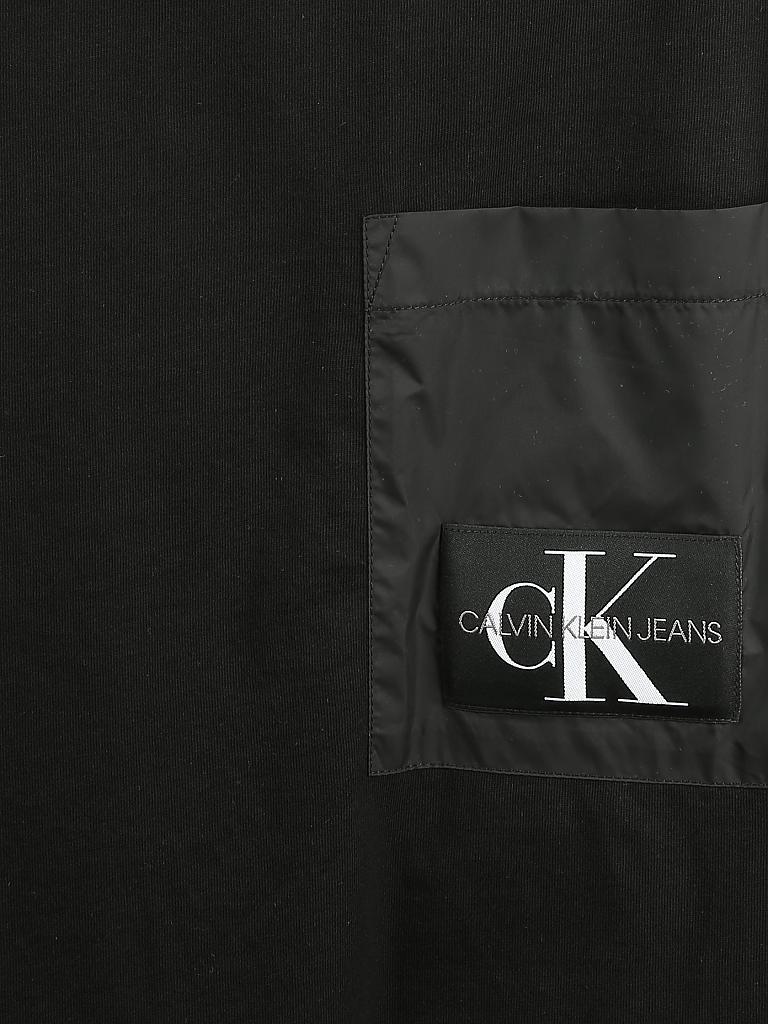 CALVIN KLEIN JEANS | T-Shirt "Mixed Media" | schwarz