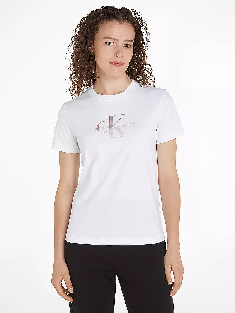 CALVIN KLEIN JEANS | T-Shirt  | weiss