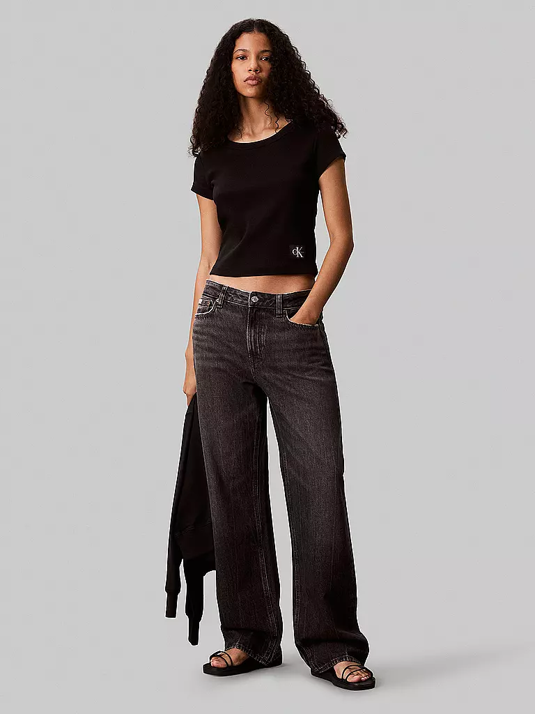 CALVIN KLEIN JEANS | T-Shirt  | schwarz