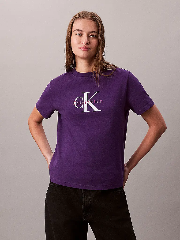 CALVIN KLEIN JEANS | T-Shirt  | lila