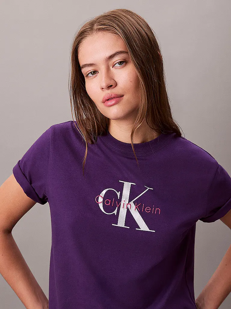 CALVIN KLEIN JEANS | T-Shirt  | lila