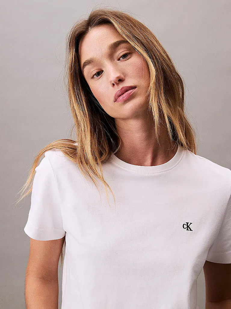CALVIN KLEIN JEANS | T-Shirt  | weiss