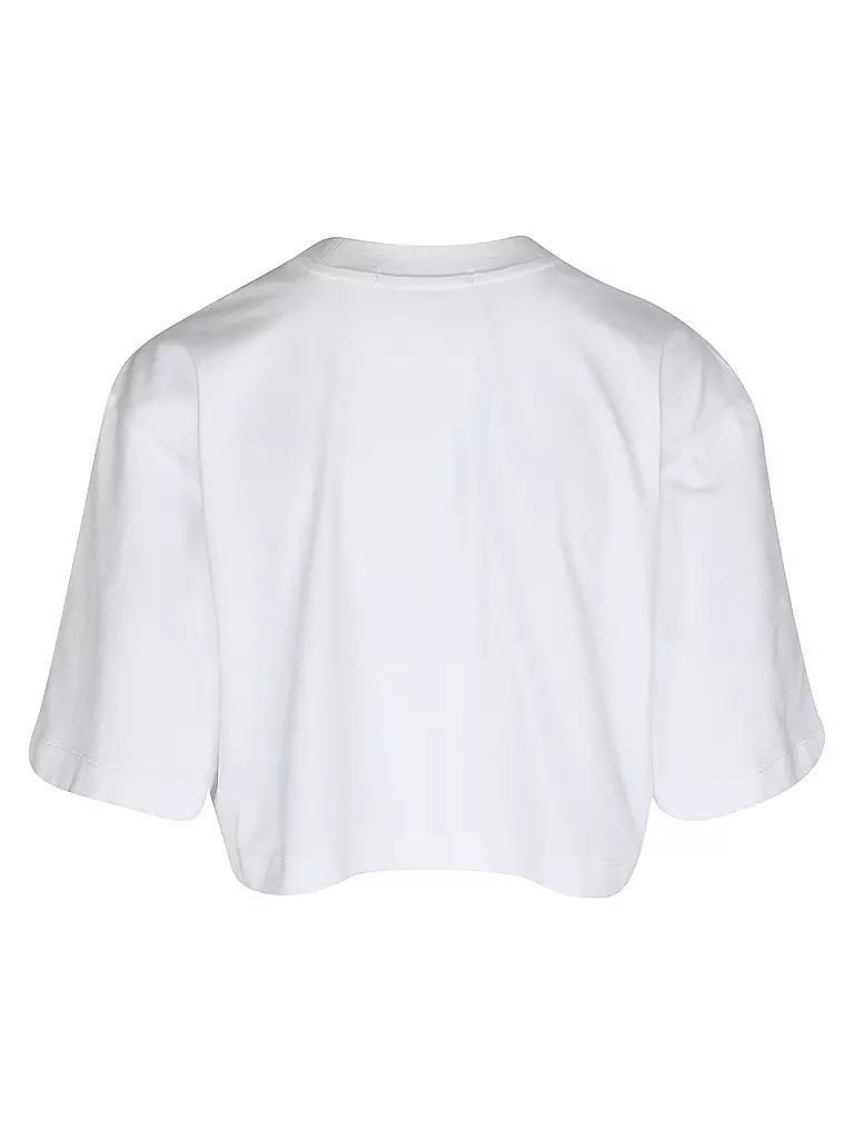 CALVIN KLEIN JEANS | T-Shirt Cropped Fit | weiss
