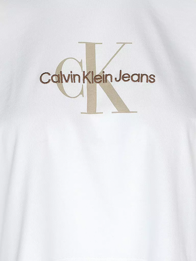 CALVIN KLEIN JEANS | T-Shirt Cropped Fit | weiss