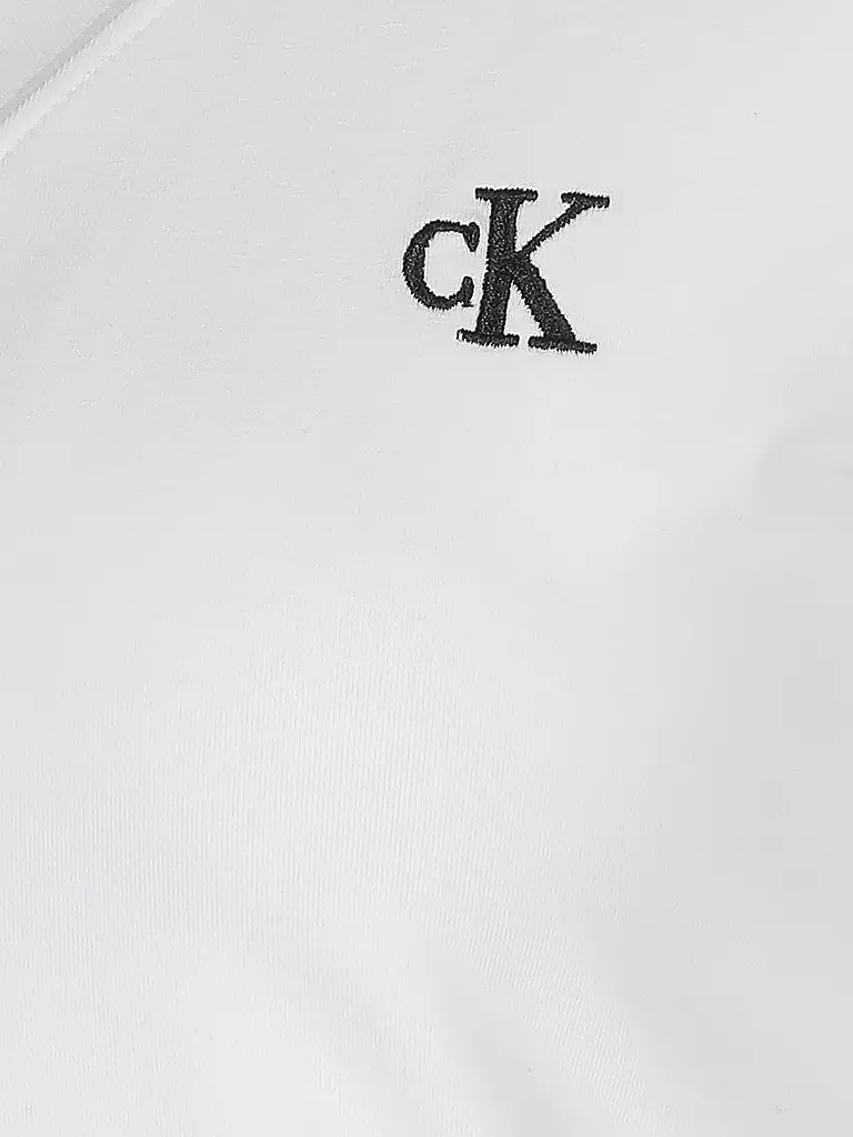 CALVIN KLEIN JEANS | T-Shirt Slim Fit  | weiss