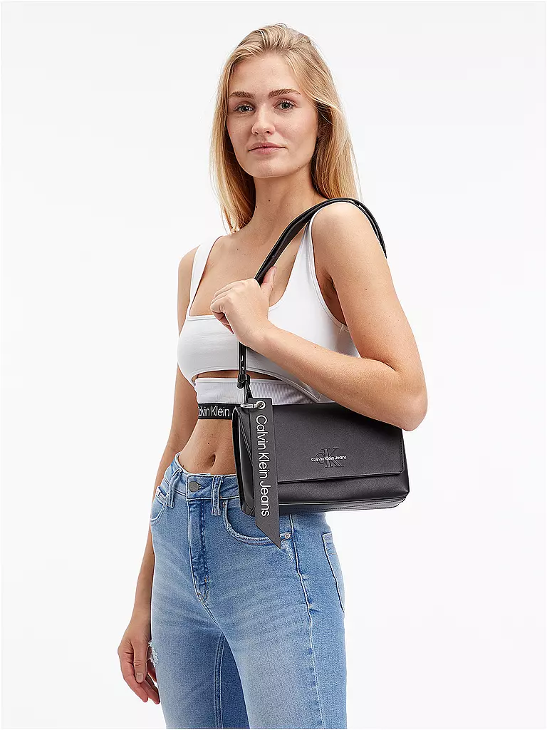 CALVIN KLEIN JEANS | Tasche - Henkeltasche  | schwarz