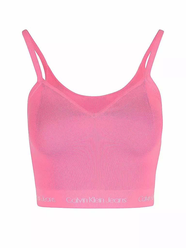 CALVIN KLEIN JEANS | Top Cropped Fit  | pink