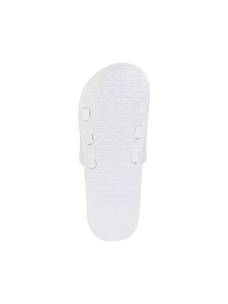 CALVIN KLEIN | Badeschuhe - Slides | weiss