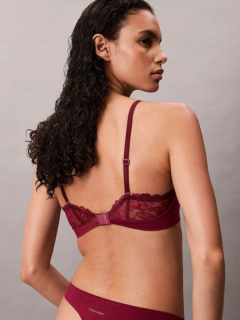CALVIN KLEIN | BH mit Bügel red | dunkelrot