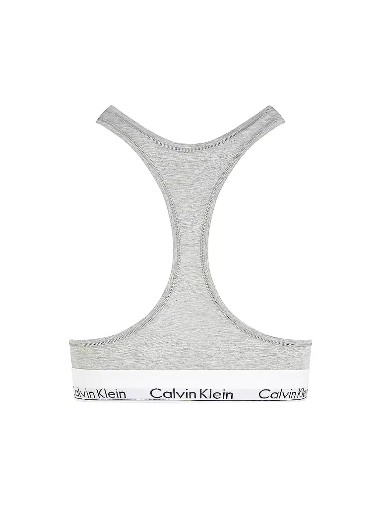 CALVIN KLEIN | Bralette - Bustier MODERN COTTON heather grey | grau