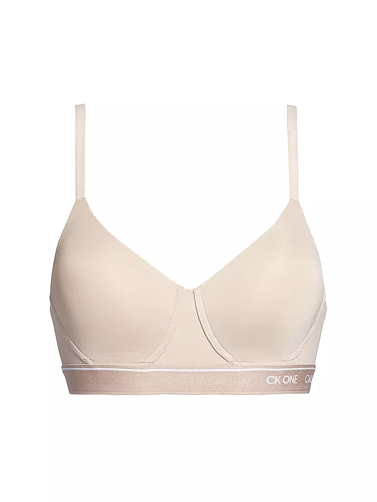 CALVIN KLEIN | Bralette Lightly Lined Beige | beige