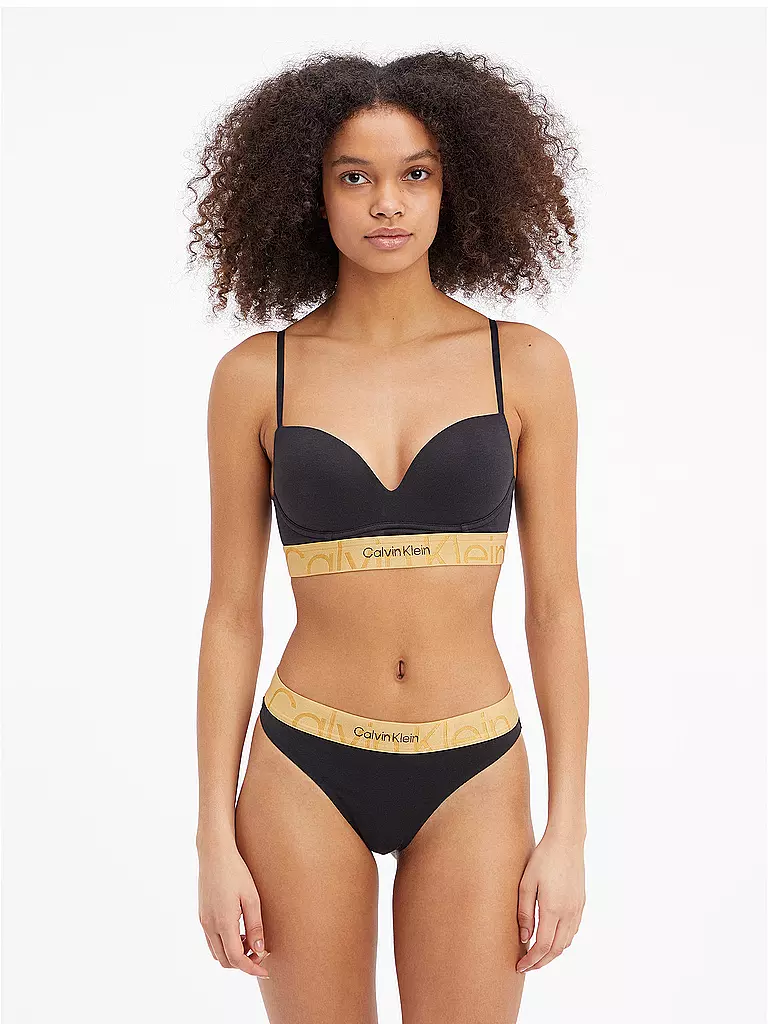 CALVIN KLEIN | Bralette Push Up Black | schwarz