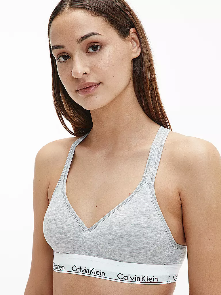 CALVIN KLEIN | Bustier "Bralette - Lift" | grau