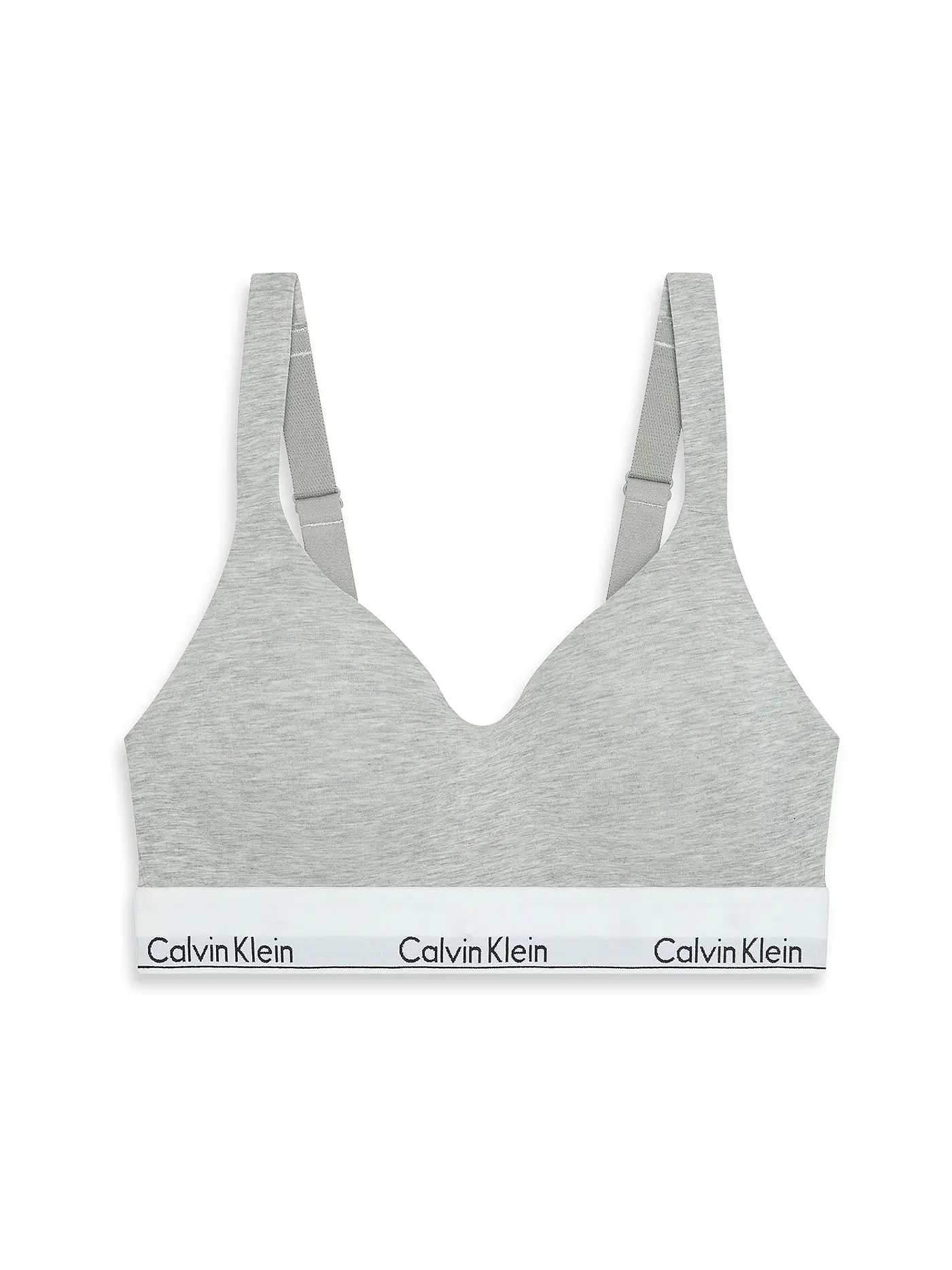 CALVIN KLEIN | Bustier grey | hellgrau