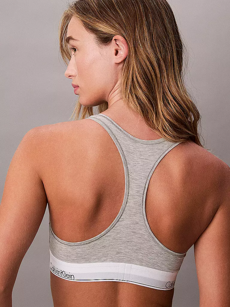 CALVIN KLEIN | Bustier grey | hellgrau