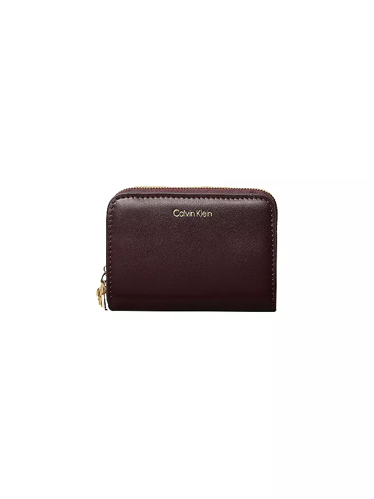 CALVIN KLEIN | Geldbörse CK PULLER Medium | dunkelrot