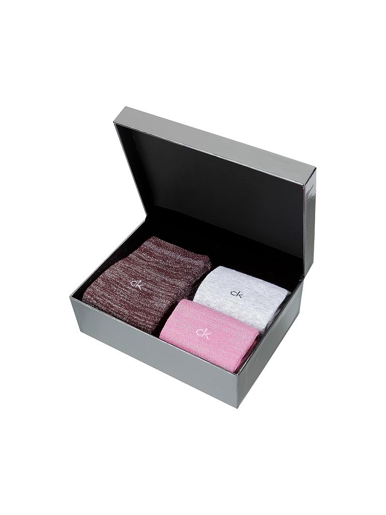 CALVIN KLEIN | Geschenkbox Socken 3-er Pkg. | rosa