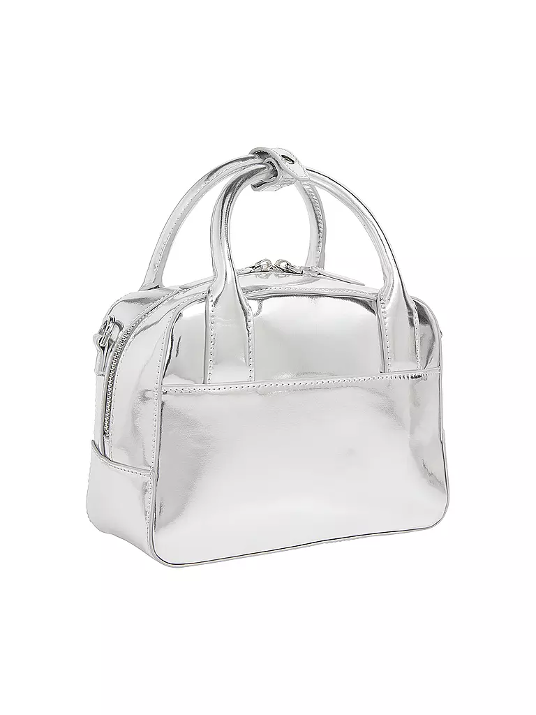 CALVIN KLEIN | Henkeltasche Bowling Bag  | silber