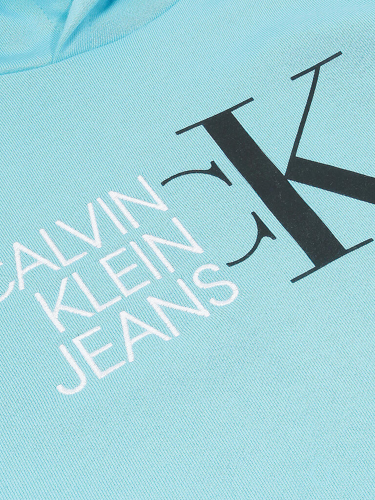 CALVIN KLEIN | Jungen Kapuzensweater | türkis