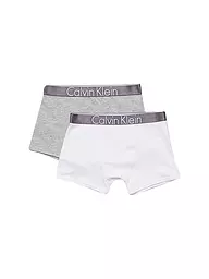 CALVIN KLEIN | Jungen Pants 2er Pkg Customized Stretch Grey/White | weiss