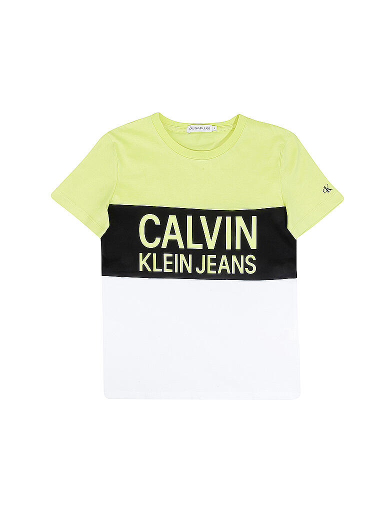 CALVIN KLEIN | Jungen T-Shirt  | gelb