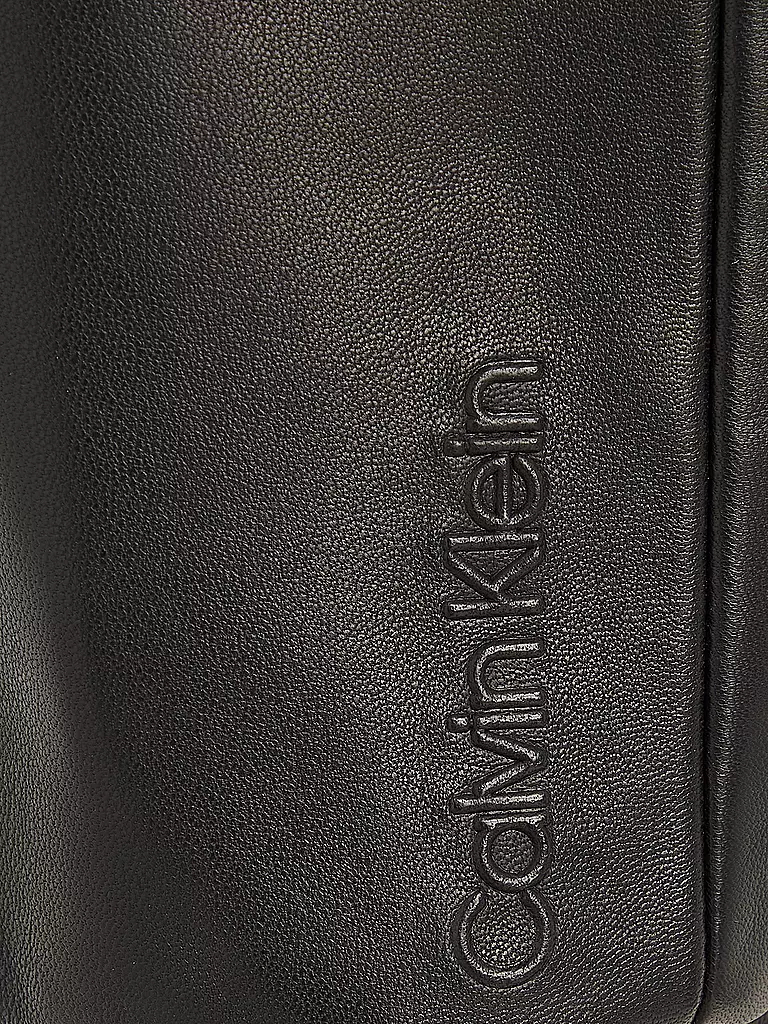 CALVIN KLEIN | Lederjacke  | schwarz