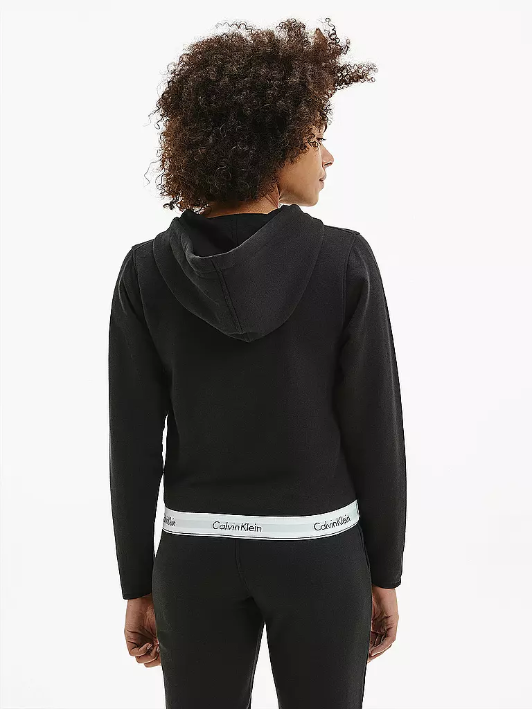 CALVIN KLEIN | Loungewear Sweatjacke | schwarz