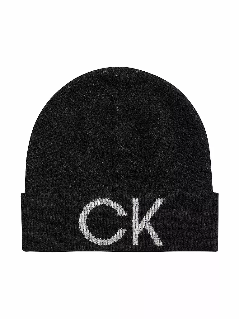 CALVIN KLEIN | Mütze - Beanie ELEVATED | schwarz