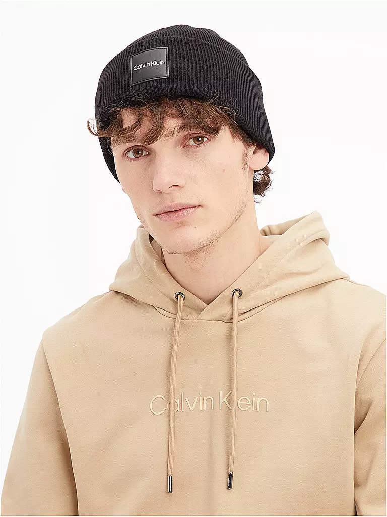 CALVIN KLEIN | Mütze - Beanie | schwarz