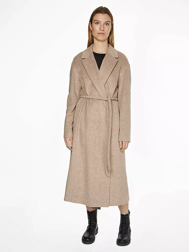 CALVIN KLEIN | Mantel | beige