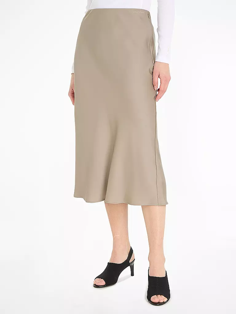CALVIN KLEIN | Midirock  | creme
