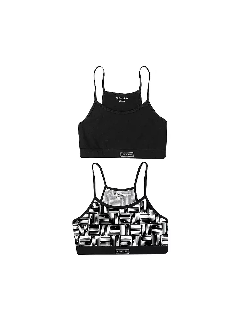 14 Jährig Mädchen In Calvin Klein Bh CALVIN KLEIN Mädchen Bralette - Bustier schwarz