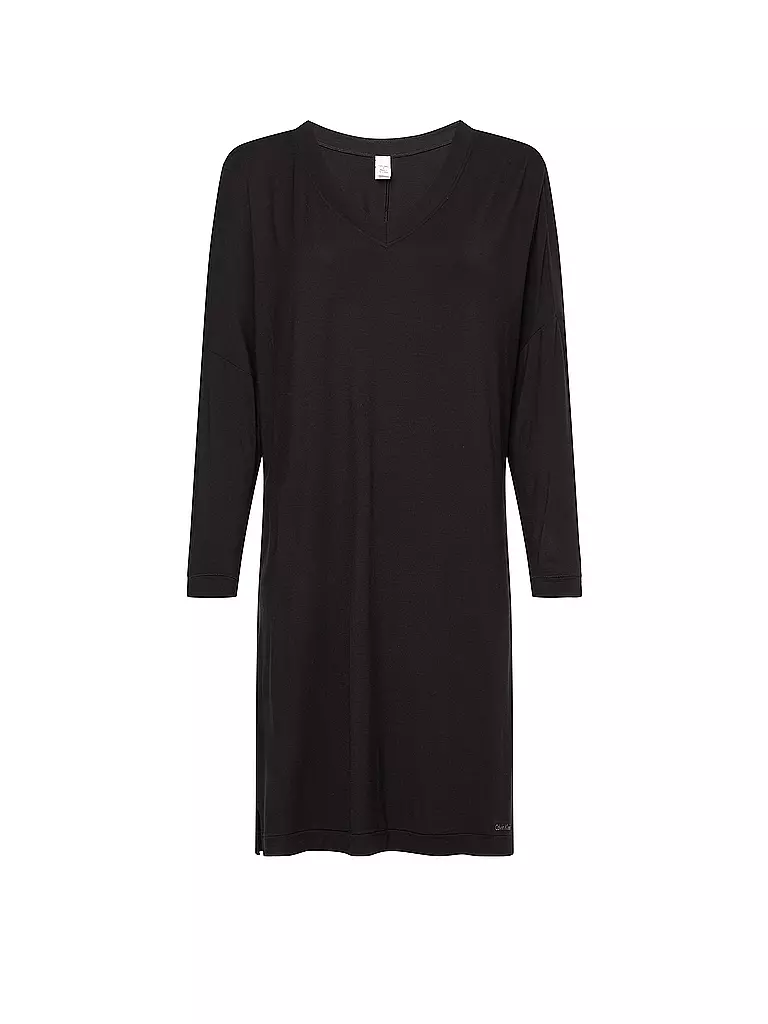 CALVIN KLEIN | Nachthemd - Sleepshirt | schwarz