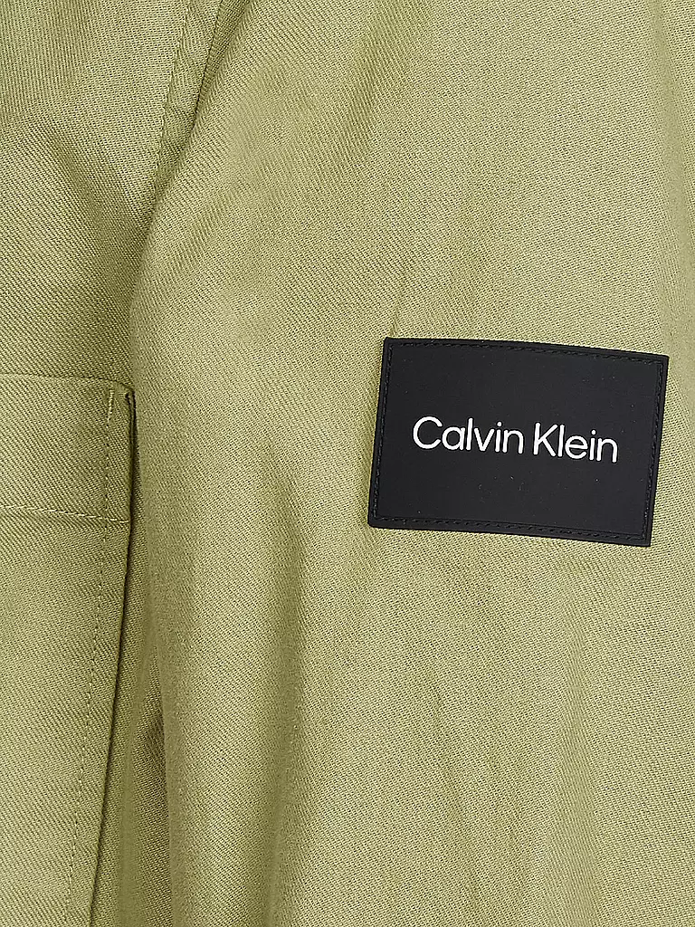 CALVIN KLEIN | Overshirt | grün