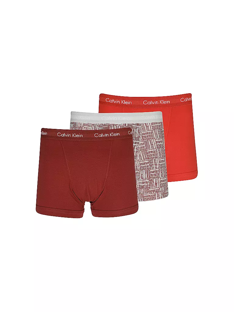 CALVIN KLEIN | Pants 3-er Pkg multi | rot