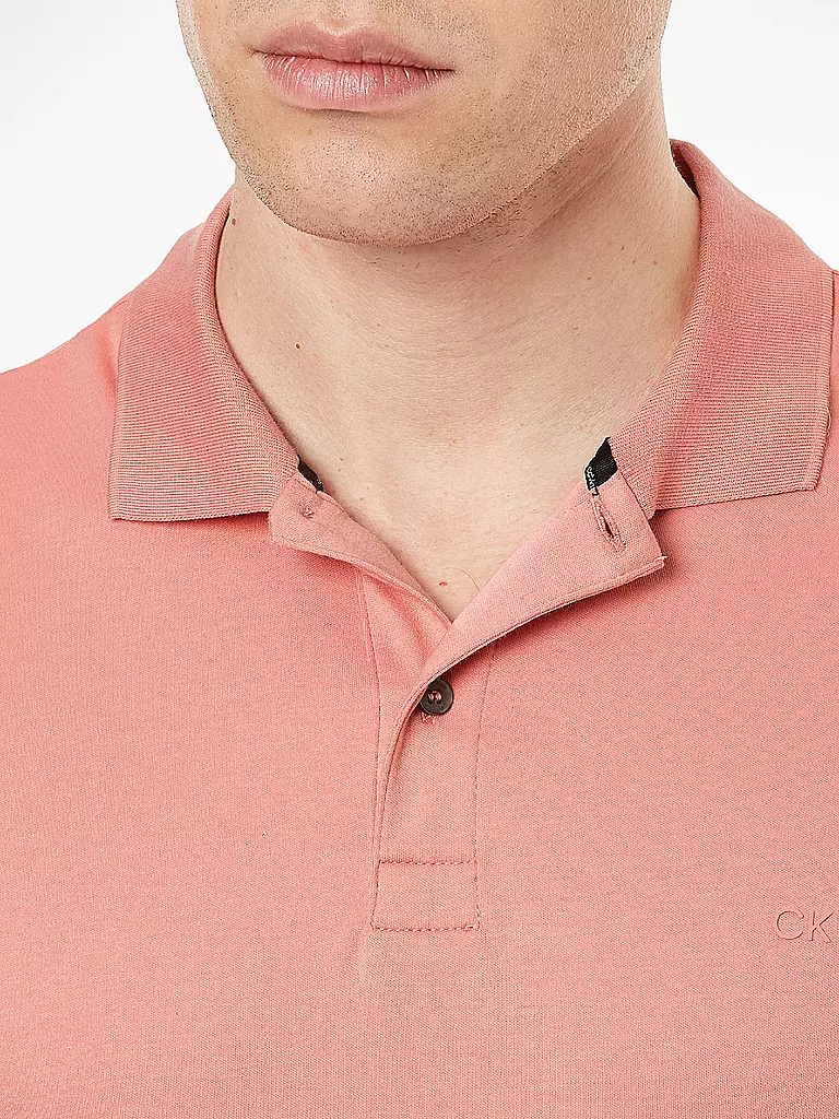 CALVIN KLEIN | Poloshirt Slim Fit Liquid Touch | rosa